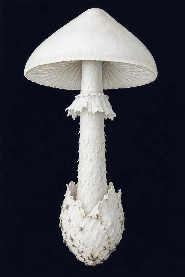 Drawing of the destroying angel